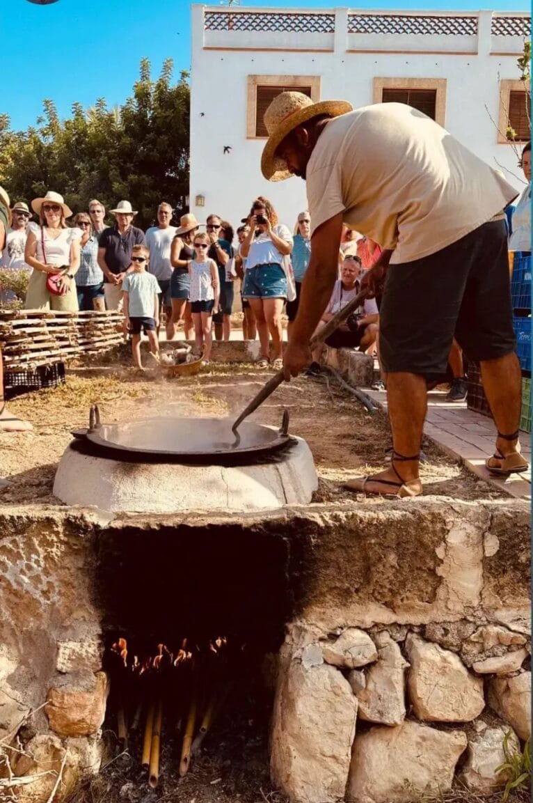 Escaldà de la pansa en el Riurau de la Seniola | Foto @riuraudelaseniola