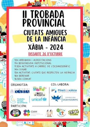 Plakat zum Provinztag der kinderfreundlichen Städte