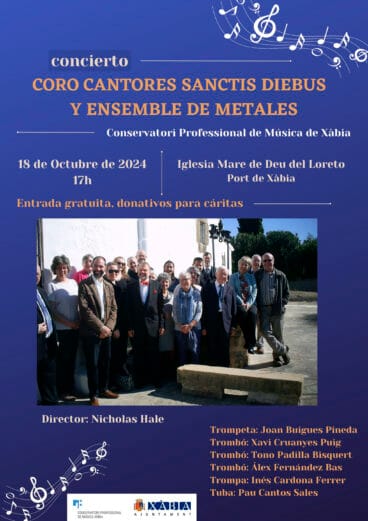 Concierto del Coro Cantors Sanctis Diebus de Inglaterra en Xàbia