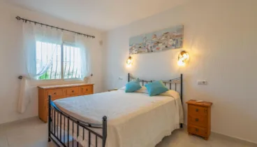 Dormitorios muy amplios en esta vivienda