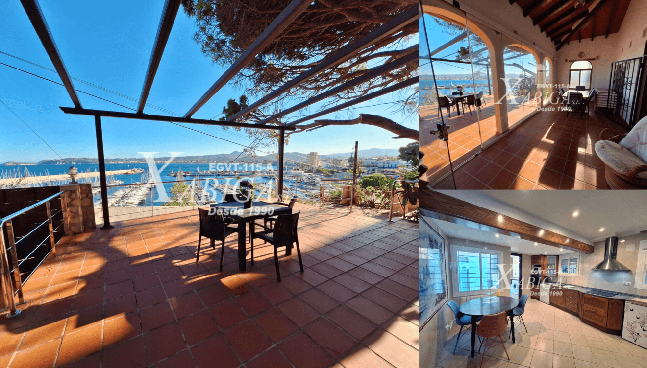 Exclusivo chalet en Jávea en primera línea del mar