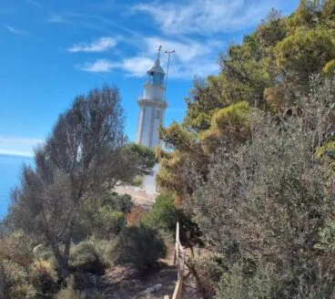 Entorno natural del Faro del Cabo de la Nao de Xàbia