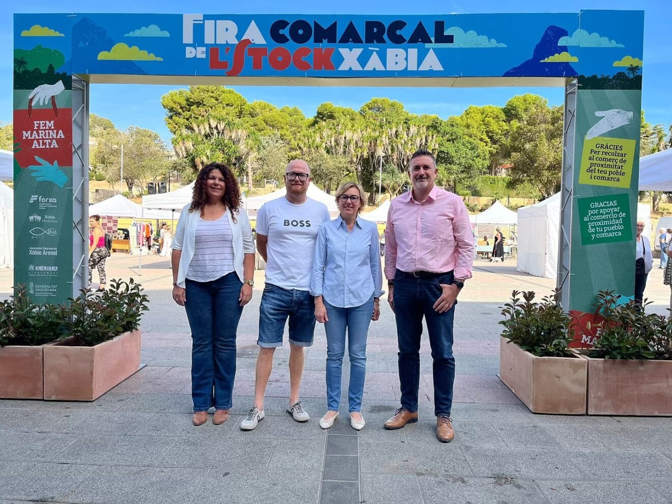 Inauguración de la Fira de l'Stock a Xàbia