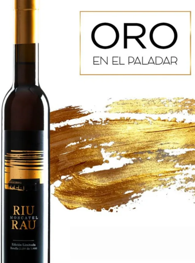 Image: Mistela RIU RAU, a limited edition sweet wine handcrafted with Moscatel grapes