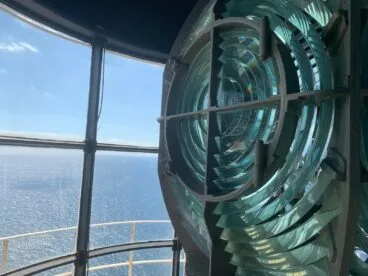 Óptica del faro del Cabo de la Nao