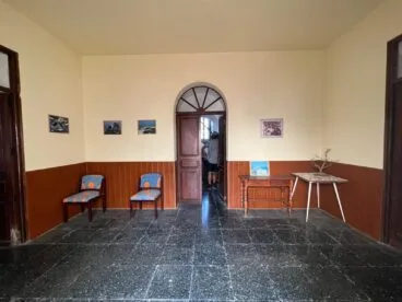 Sala interior del Faro del Cabo de la Nao