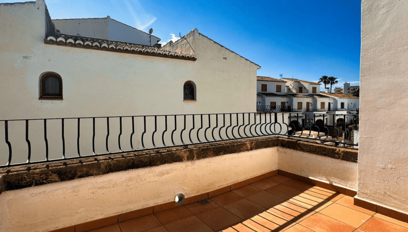 Private Terrasse vom Hauptschlafzimmer