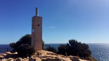 Vértice geodésico del Cabo de la Nao | Foto Blog por valles y montañas