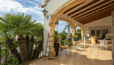 Außenbereich ideal für Feiern