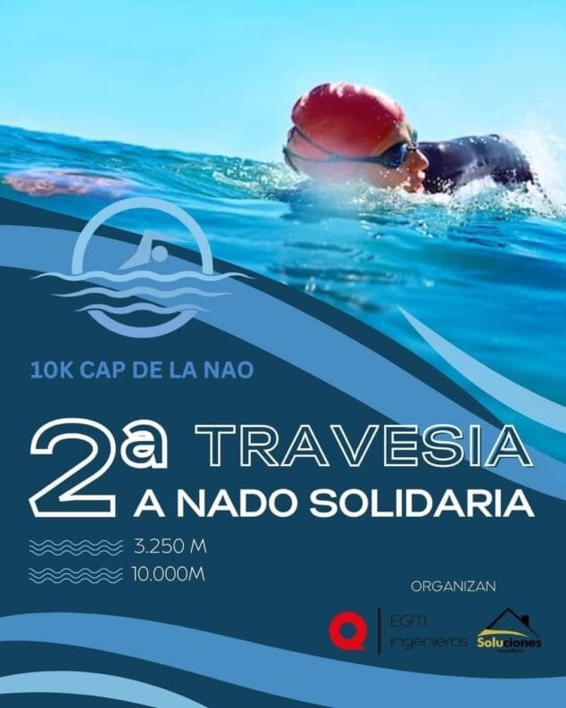Imagen: Cartel de la II Travesia a Nado solidaria
