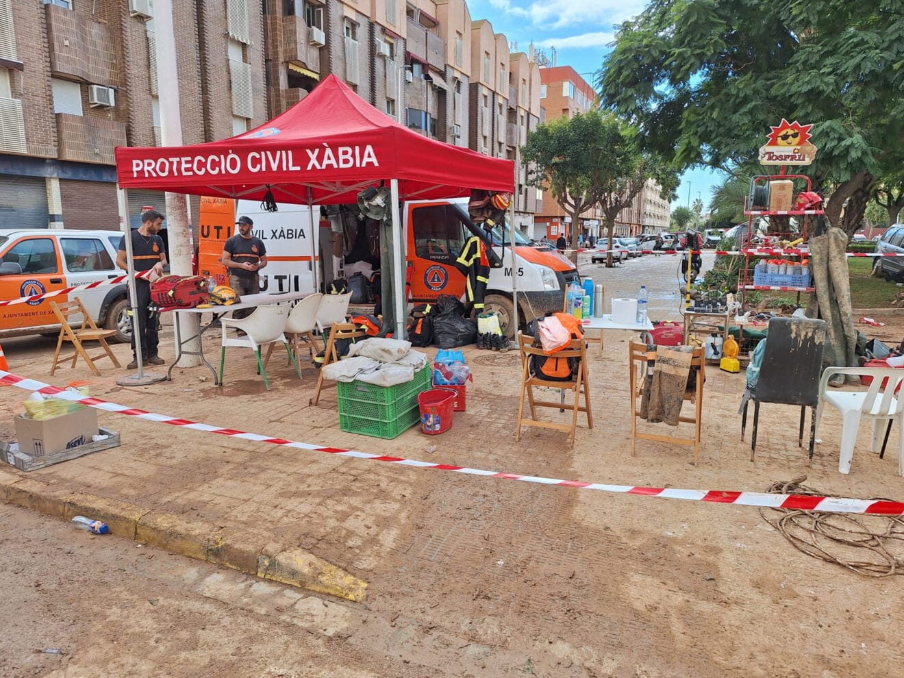 Cuerpos de seguridad de Xàbia en Catarroja 05