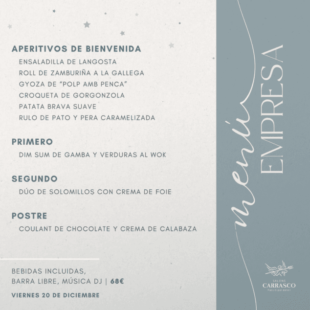 Imagen: Disfruta de un menú completo en cada bocado en Salones Carrasco