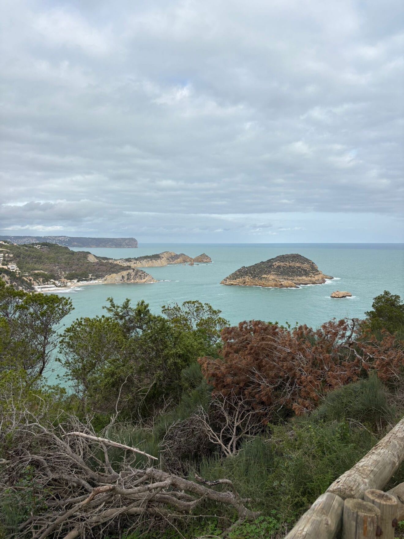 La costa de Xàbia desde el Cap Negre