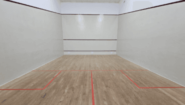 Der Squashplatz im Jávea Tennis Club