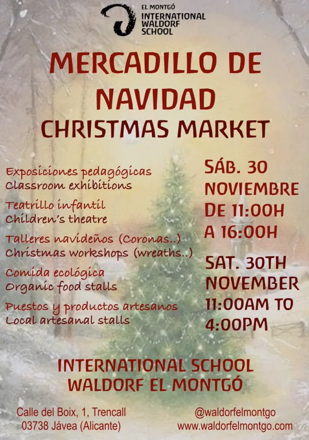 Imagen: Mercadillo de Navidad en Escuela Internacional Waldorf