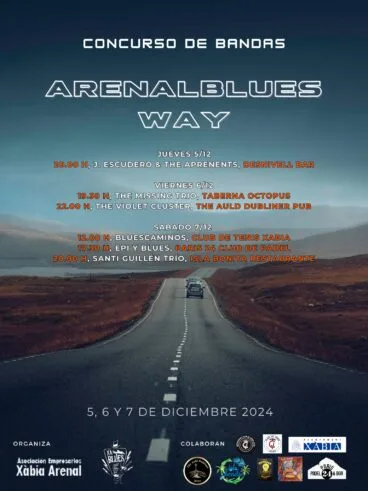 Arenal Blues Way-Bands-Wettbewerbsprogramm
