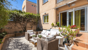 Private Terrasse mit direktem Zugang