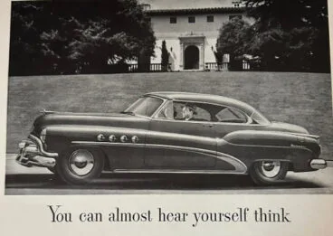 Anuncio del Automóvil Buick. Años 50. Colección Particular