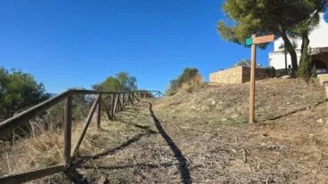 Acceso a la Ermita de Santa Lucía en Xàbia