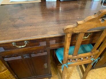 Mesa de despacho de Julio Cruañes Soler. (Archivo Particular)