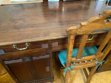 Mesa de despacho de Julio Cruañes Soler. (Archivo Particular)