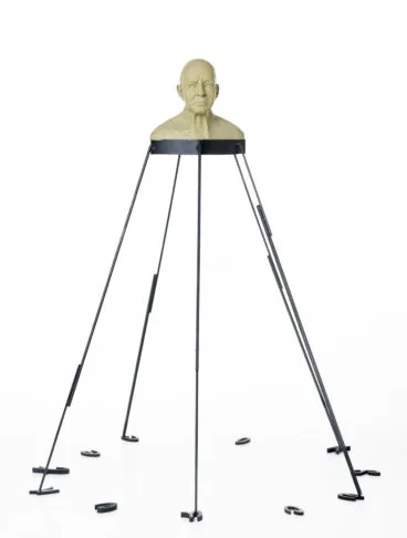 Obra de Jaume P. para la exposición de Antoni Llidó