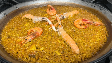 Paella de marisco al mejor precio
