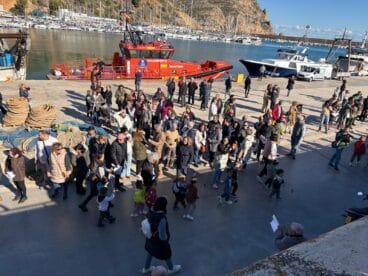 Protesta de los pescadores de Xàbia por la nuevas medidas de Bruselas