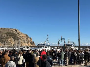 Protesta de los pescadores de Xàbia por la nuevas medidas de Bruselas