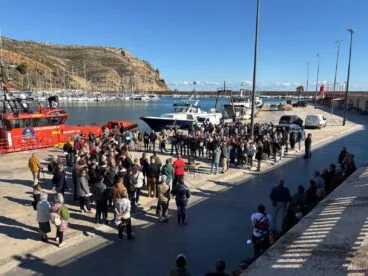 Protesta de los pescadores de Xàbia por la nuevas medidas de Bruselas