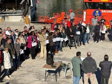 Protesta de los pescadores de Xàbia por la nuevas medidas de Bruselas