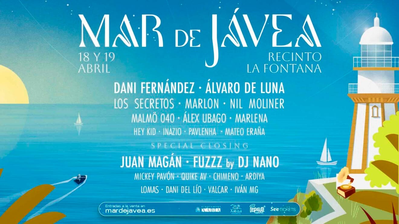 Cartel completo de Mar de Jávea 2025