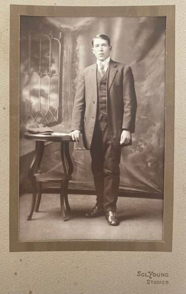 Antonio Bisquert Buigues en Nueva York. Año 1920. Foto Antonio Bisquert Buigues.