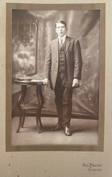 Antonio Bisquert Buigues en Nueva York. Año 1920. Foto Antonio Bisquert Buigues.