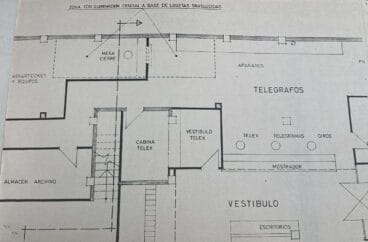 Distribución de la oficina de Correos y Telegrafos de Xàbia en su apertura | Foto AMX