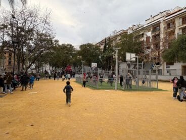 Pista deportiva del Parque Reina Sofía de Thiviers en Xàbia