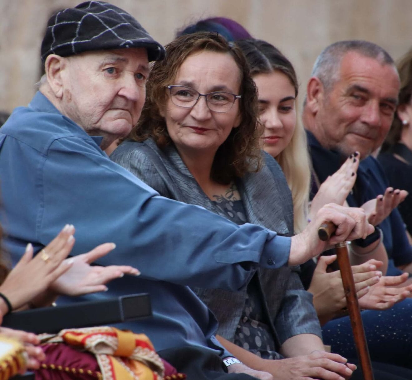 Manolo Buigues el día del reconocimiento en Xàbia