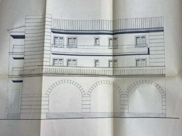 Plano del proyecto del edificio de Correos y Telégrafos | Foto AMX