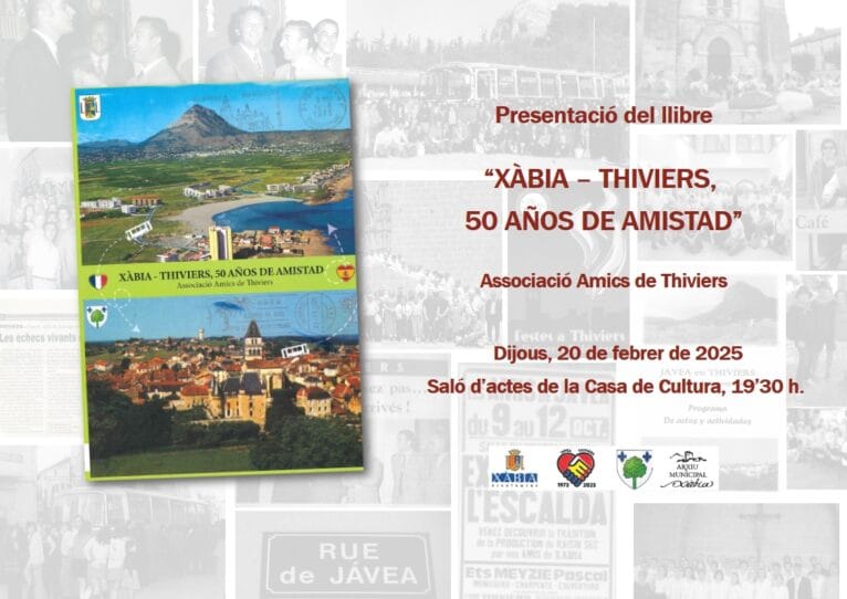 Presentación del libro Xàbia-Thiviers, 50 años de amistad