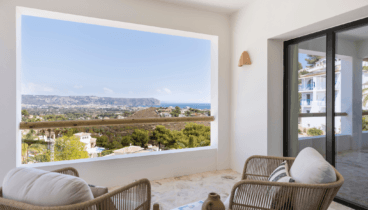 Terraza con vistas al mar