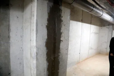 Reparación de una filtración de agua