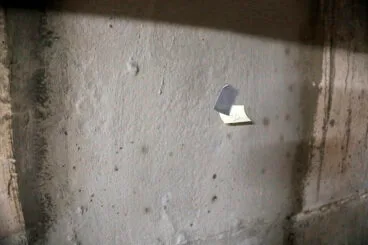 Marca de una de las anomalías. Filtración de agua de uno de los vasos a la sala de máquinas