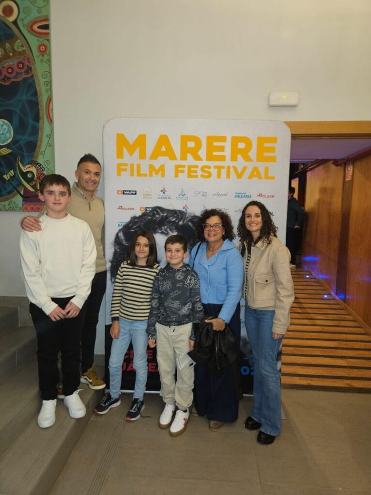 Alumnos y representantes del Graüll en el Marere Film Festival
