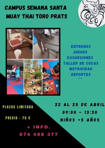 Cartel campus Semana Santa de Muay Thai