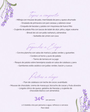 Descubr el menú de primavera de Restaurante La Cumbre