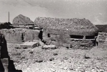Búnker y nido de ametralladora, años 50. Foto | Arxiu Municipal de Xàbia