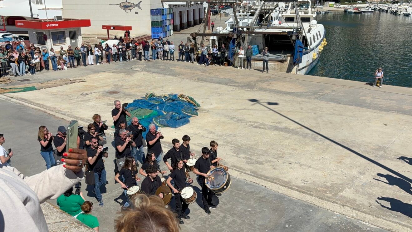 Acto de la Muixeranga en el Puerto de XàbiaActo de la Muixeranga en el Puerto de Xàbia