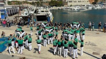 Acto de la Muixeranga en el Puerto de XàbiaActo de la Muixeranga en el Puerto de Xàbia