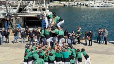 Acto de la Muixeranga en el Puerto de XàbiaActo de la Muixeranga en el Puerto de Xàbia
