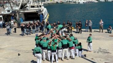 Acto de la Muixeranga en el Puerto de XàbiaActo de la Muixeranga en el Puerto de Xàbia